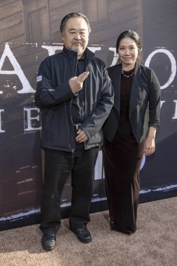 Keone Young 14 Mayıs 2019 'da Los Angeles Cinerama Dome' da HBO 'nun Deadwood Los Angeles galasına katıldı.