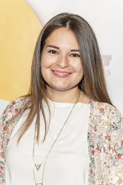 Andrea Bunker attends 2019 Hollywood Comedy Shorts Film Festival at TCL Chinese Theatres 6, Hollywood, CA on April 20, 2019