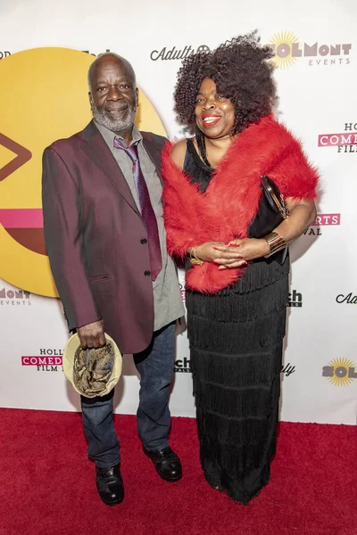 Joseph Marcell Joyce Marcell Beim Hollywood Comedy Shorts Film Festival — Stockfoto