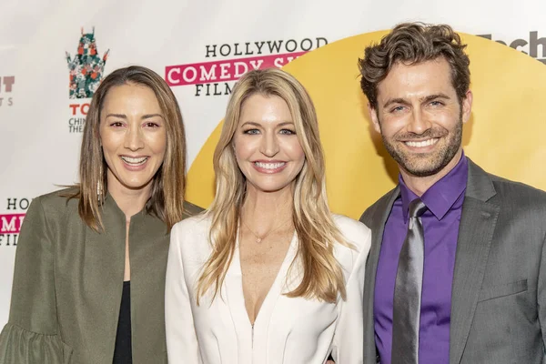Bree Turner Jamie Anderson Jonathan Stoddard Attend 2019 Hollywood Comedy — Stock Photo, Image