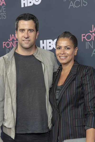 Troy Garity Com Esposa Simone Bent Participa Filme Documentário Hbo — Fotografia de Stock