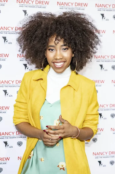 Zoe Renee Asiste Estreno Mundial Nancy Drew Hidden Staircase Amc — Foto de Stock