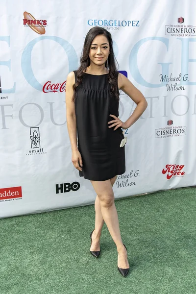 Aimee Garcia Deltar Årliga George Lopez Celebrity Golf Classic Lakeside — Stockfoto