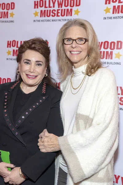 Donelle Dadigan Lindsay Wagner Enjods 20Th Century Superhero Legends Exhibit — 스톡 사진