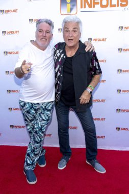 11 Temmuz 2019 'da Wisdome Dome Park, Hollywood, CA' da Infolist Öncesi Comic-Con Bash 'e katılıyor.