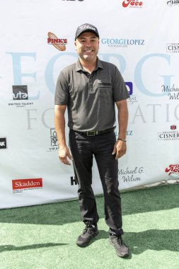 Oscar De la Hoya, 6 Mayıs 2019 'da Lakeside Country Club, Toluca Gölü' nde düzenlenen 12. George Lopez Ünlü Golf Klasiği 'ne katıldı.