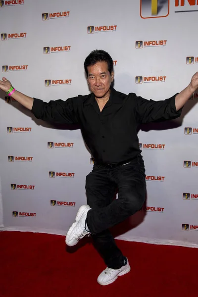 Peter Kwong Attends 2019 Infolist Pre Comic Con Bash Wisdome — Stock Photo, Image