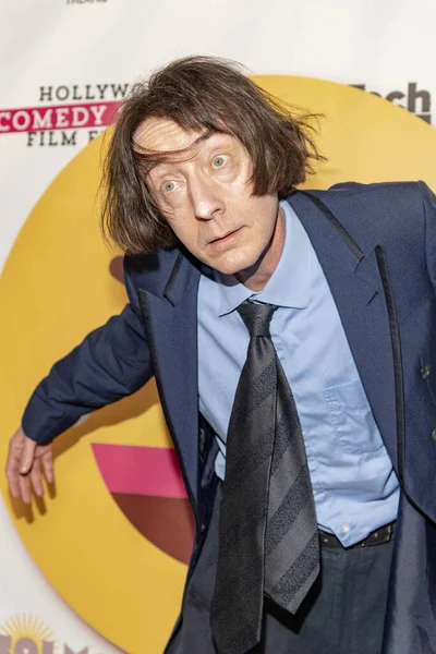 Emo Philips Besucht April 2019 Das Hollywood Comedy Shorts Film — Stockfoto