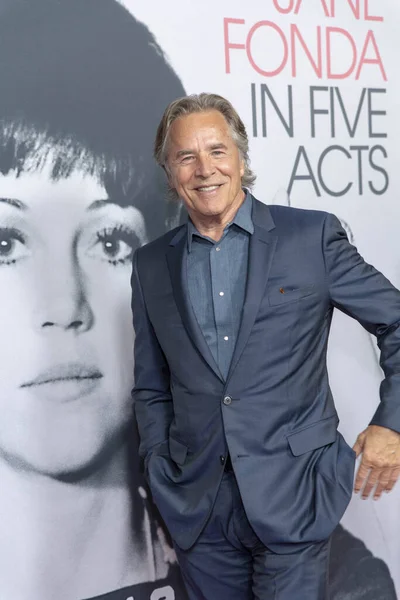 唐琼森出席Hbo纪录片 Jane Fonda Five Acts Los Angeles Premiere 于2018年9月13日在加利福尼亚州韦斯特伍德的Hammer博物馆举行的首映式 — 图库照片