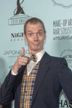 Doug Jones, 16 Şubat 2019 'da Novo Theatre, Los Angeles, CA' da 2019 Makyaj Sanatçısı ve Kuaför Loncası Ödüllerine katılıyor.