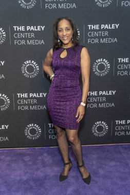 Karla Gordy Bristol, 25 Şubat 2019 'da The Paley Center for Media, Beverly Hills, CA' da Mary Wilson ile Efsanevi Bir Gece 'ye katıldı.