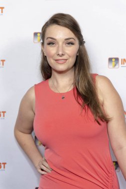 Rachel Ann Mullins, 12 Eylül 2018 'de Mondrian Hotel, Kaliforniya' daki Skybar 'da düzenlenen INFOLIST PRE-EMMYS SOIREE toplantısına katılıyor.