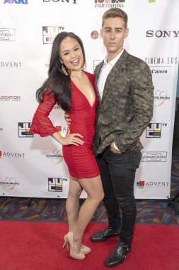 Nikki SooHoo, Luke Guldan 25 Ağustos 2018 'de Los Angeles, Kaliforniya' da 16. yıllık 168 Film Festivali 'ne katıldı.