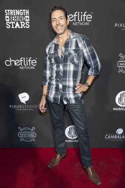 Paul Bradley 17 Ekim 2018 'de Avalon Hollywood, Kaliforniya' da Musicash resmi açılış partisine katılıyor.