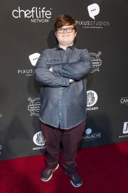 Grayson Kilpatrick 17 Ekim 2018 'de Avalon Hollywood, Kaliforniya' da Musicash resmi açılış partisine katıldı.