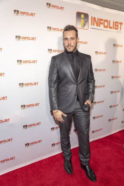 Lucas C. Lockwood 20 Şubat 2019 'da Batı Hollywood' daki Skybar 'da düzenlenen InfoList' in Oscarlar Öncesi Gecesi 'ne katılıyor.