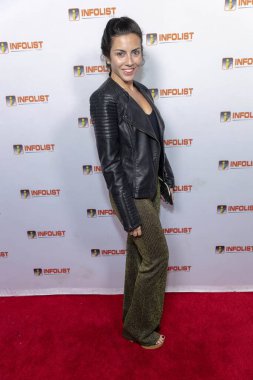 Belen Rosenberg, 12 Eylül 2018 'de Batı Hollywood, Kaliforniya' daki Skybar 'da düzenlenen INFOLIST PRE-EMMYS SOIREE toplantısına katılıyor.