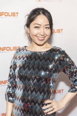 Lora Bofill 20 Şubat 2019 'da Batı Hollywood' daki Skybar 'daki InfoList' in Oscarlar Öncesi Gecesi 'ne katılıyor.