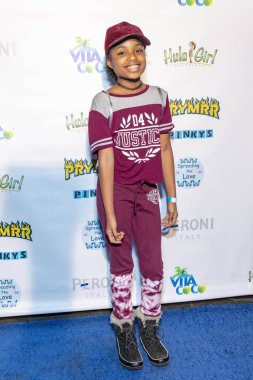 Brianni Walker, 9 Kasım 2018 'de Burbank, Kaliforniya' daki The Production Compound House 'da PRYMRR' ın Blue Lights Bash & Music Video Yayımlama Partisi 'ne katıldı.