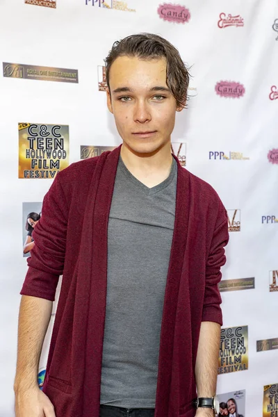 Dalton Cyr Asiste Teen Hollywood Film Festival Raleigh Studios Chaplin —  Fotos de Stock