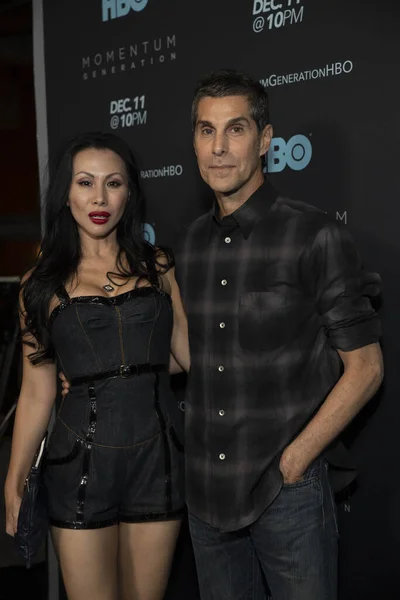 Etty Lau Perry Farrell Attend Hbo Sports Documentary Momentum Generation — Stock Photo, Image