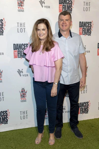 Alanna Hamill Newton Gary Newton Asiste 2018 Dances Films Festival — Foto de Stock