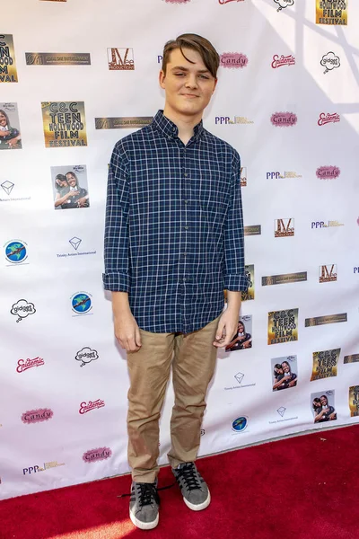 Liam Finegan Smith Uczestniczy Teen Hollywood Film Festival Raleigh Studios — Zdjęcie stockowe