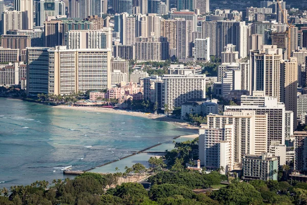 Centro de la ciudad de Waikiki — Foto de Stock