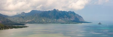 Kualoa Ridge Panorama clipart