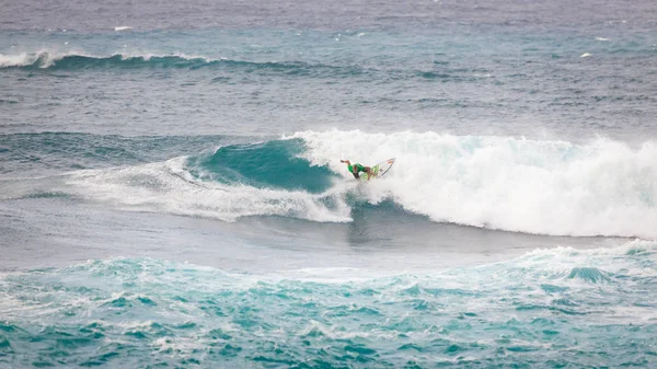 Surf Sunset Beach Havaí — Fotografia de Stock
