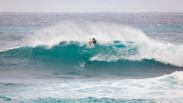 Surf Sunset Beach Havaí — Fotografia de Stock