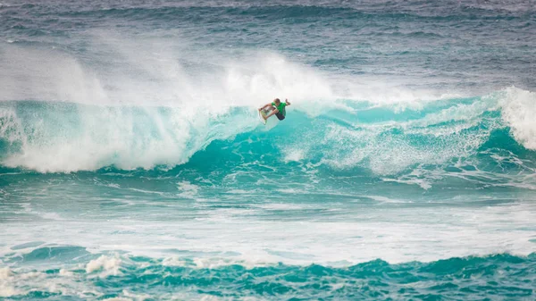 Surf Sunset Beach Havaí — Fotografia de Stock