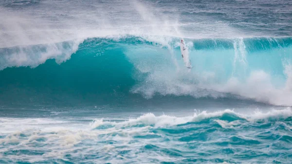 Surf Sunset Beach Havaí — Fotografia de Stock