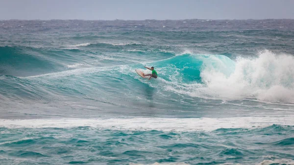 Surfing Sunset Beach Havaj — Stock fotografie