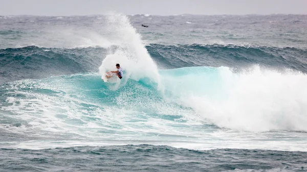 서핑 선셋 비치 하와이 — 스톡 사진