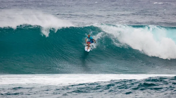 Surfing Sunset Beach Hawaii — Stockfoto