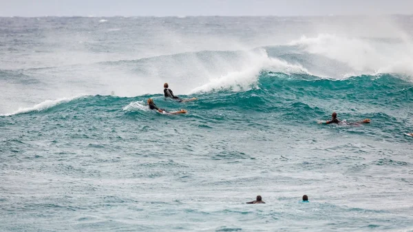 Surfing Sunset Beach Havaj — Stock fotografie