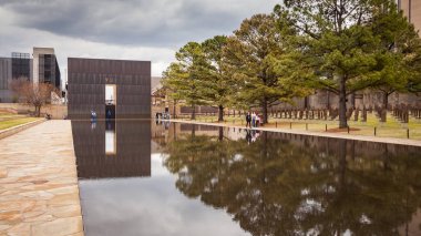 Okc bombalanması Memorial ziyaret insanlar zevk almak