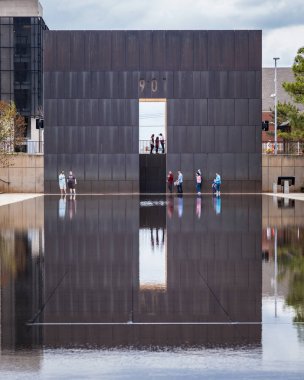 Okc bombalanması Memorial ziyaret insanlar zevk almak