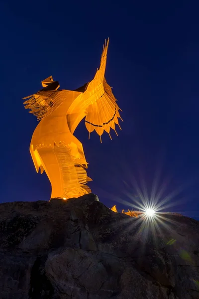 Guardião das Planícies Grande Closeup com Luz Imagens De Bancos De Imagens