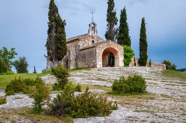 Kaple Saint Sixte Eygalieres Alpille Pegion Provence Jižně Francie Provence — Stock fotografie