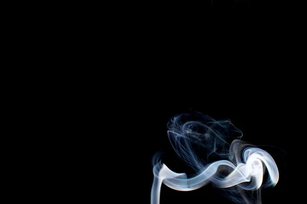 Smoke on black — Stock Photo, Image