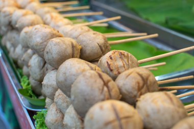 köfte yumuşak odak ve yakın çekim.