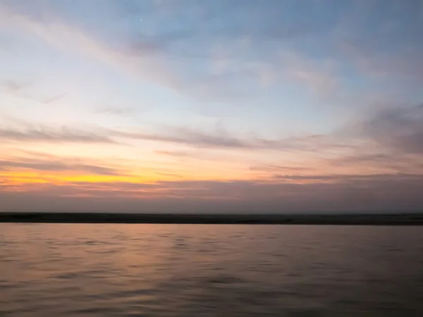 Fundo Céu Bonito Com Luz Sol — Fotografia de Stock