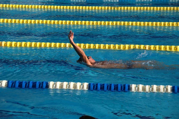 Nuotatore in piscina — Foto Stock