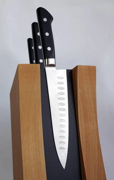 Zestaw noże kuchenne — Zdjęcie stockowe