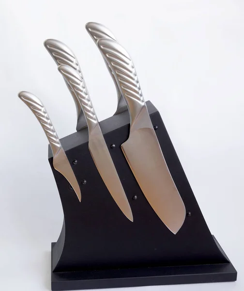 Sada nožů pro kuchyň — Stock fotografie
