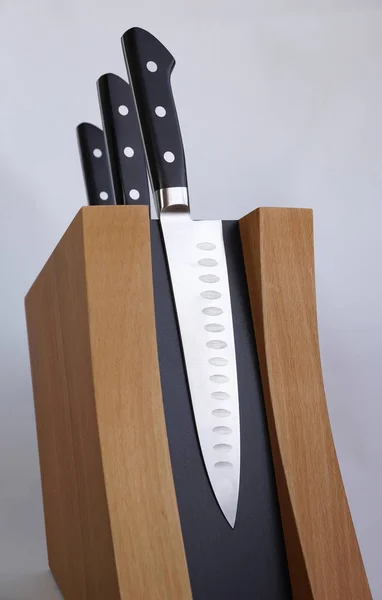 Set of knives for kitchen — Stock Photo, Image