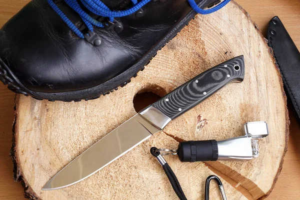 Knife hunting from high-carbonaceous steel — Stock Photo, Image