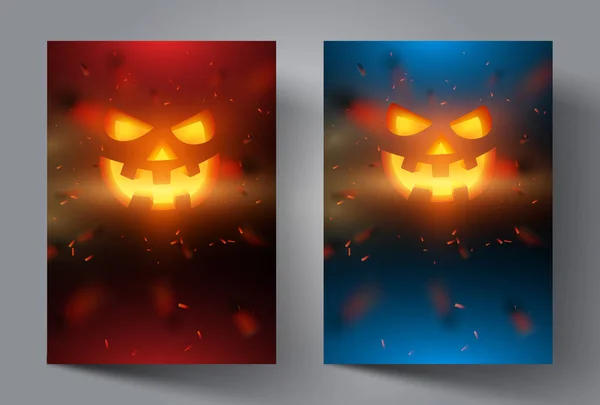 Vektör kabak yüz el ilanı, kapak, afiş, broşür, poster, sunumlar için modern renkli arka plan üzerinde.